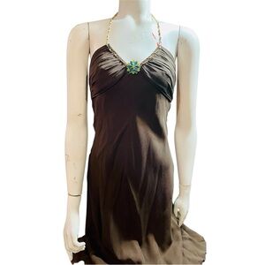 Brown stylish dress
